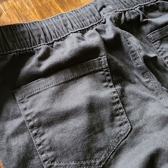 Arizona Youth Black casual pants Joggers With pockets & Drawstring - Picture 6 of 6